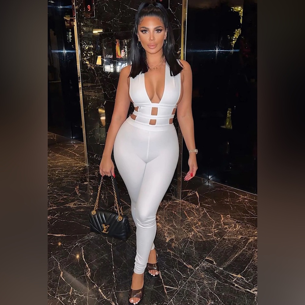 White jumpsuit